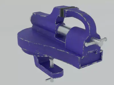 warehouse old table press Low-poly 3D model