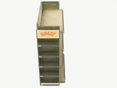 Retail End Stand Low-poly 3D model