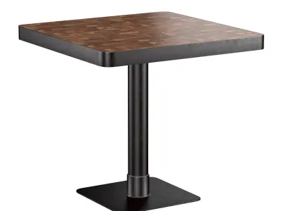 Bistro loft industrial table 3D model