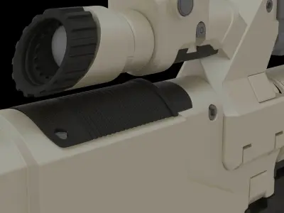 FXB M-96 Mattock 3D model