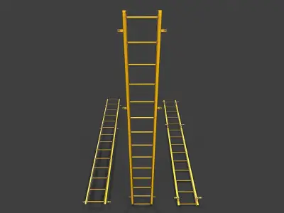 Ladder V01 - High Poly 3D model
