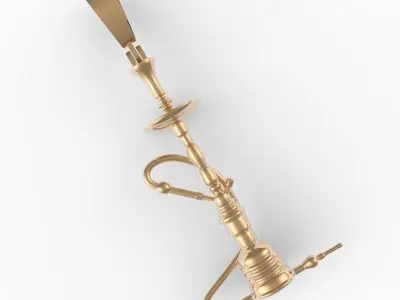 hookah pendant 3D print model