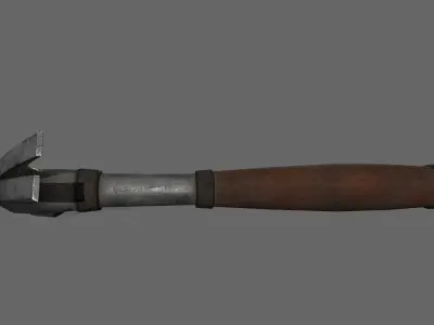 Hammer Low-poly 3D model 21