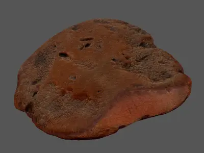 Amber 3d scan Low-poly 3D model