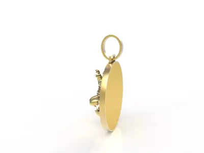 The Lion King Pendant 3D print model