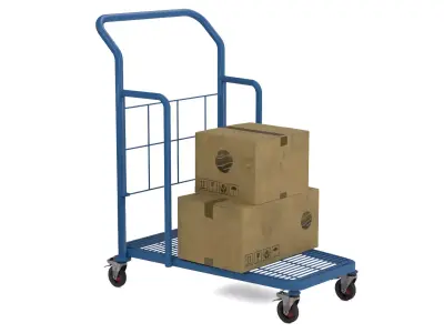 Industrial Trolley 3D model purchase