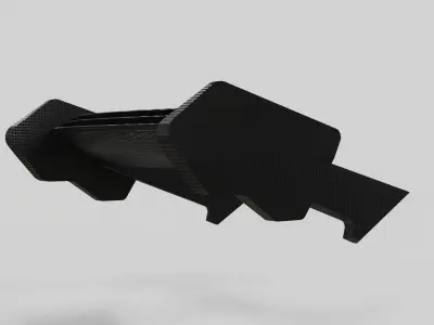 spoiler wing auto garage tuning  3D model