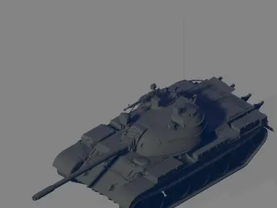 T 55A 3D model