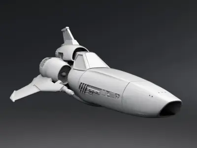 Colonial Viper Mk II Scale model   3D print model