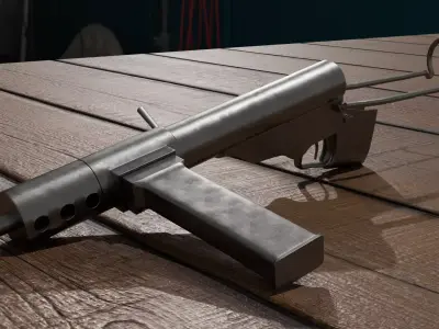 Sten Machinepistol 3D model