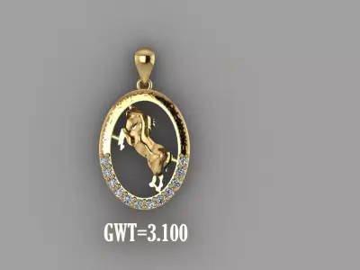 FASHION PENDENT UNIQUE 3D model purchase