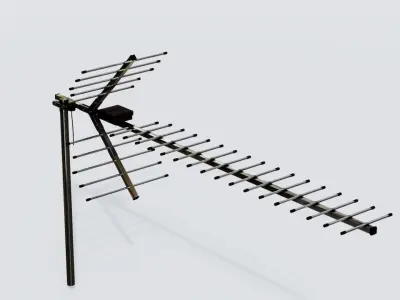 Antenna 12 Low-poly 3D model