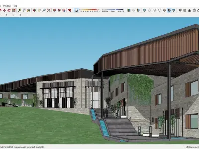 Sketchup Hotel H3 3D model