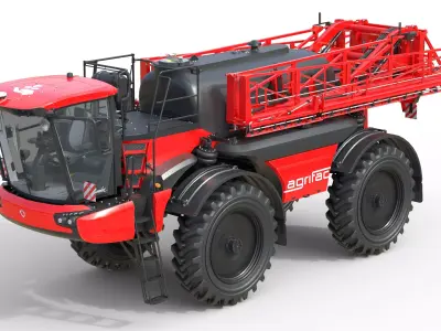 Agrifac Condor Crop Sprayer Low-poly 3D model