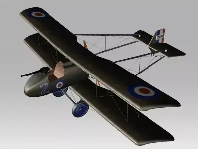  RAF fe8 Low-poly 3D model