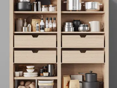 kitchen accessories046 3D model
