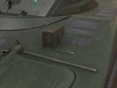 Marder 1A3 Game Ready Rigged LODs Low-poly 3D model