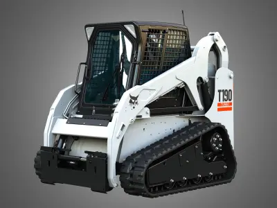 T190 Compact Track Loader - Bucket 3D model