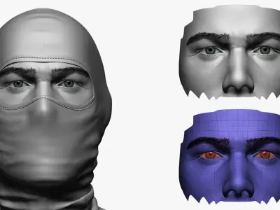  Police Special Force Officer Zbrush 