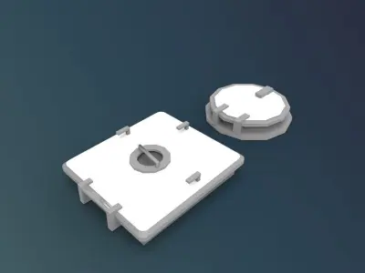 Manhole Deck ship 3D print model