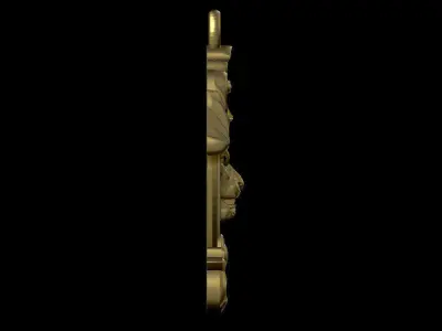 lion necklace 3D print model