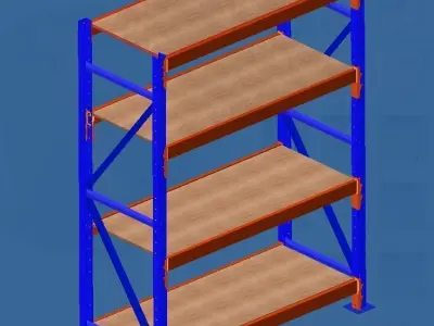 Adjustable Racking System Free 3D model