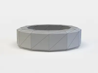 Tire Low-poly 3D model