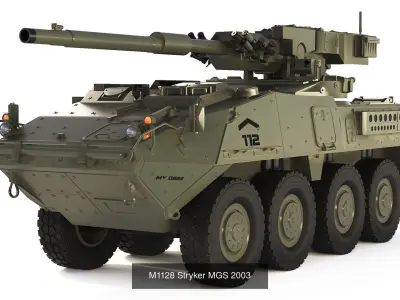 Combat Stryker collection 3D Model Pack