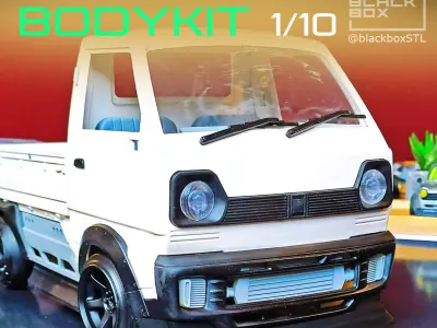 WPL D12 RC BODYKIT B004 by BLACKBOX 1-10th 3D print model