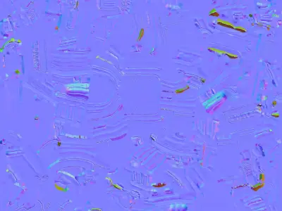 Futuristic Pistol 3D model buy