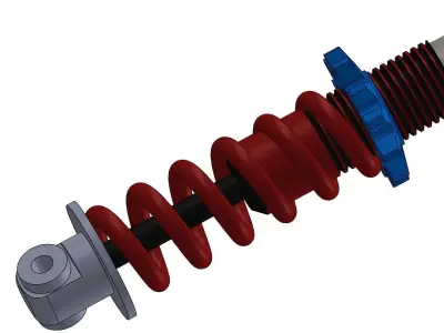 shock absorber 3D model purchase