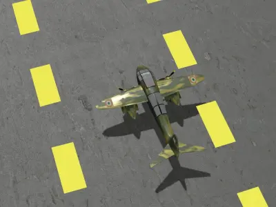 Aircraft Z2157 plane 3D model