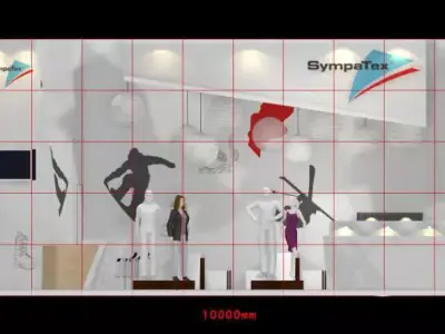 Exhibition - Area -10X5-3DMAX2009-016 3D model