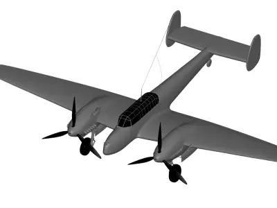 Messerschmitt Bf 110 3D model
