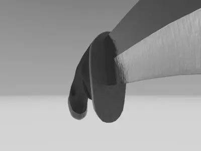 Simple Kukri Low-poly 3D model