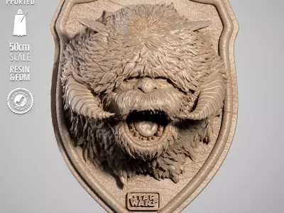 STAR WARS Wampa Wall 3D 3D print model