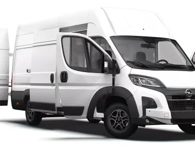 Opel Movano e Van L4H3 HQ Interior 2025 3D model