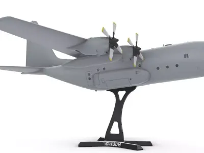 C-130H Hercules  3D print model