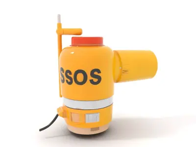 SOS Rescue Equipment Model Pack Low-poly 3D model