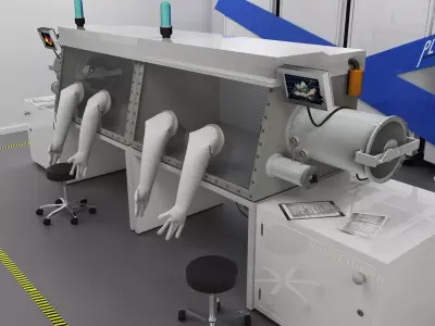 clean room-industrial equipment 3D model
