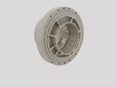 Industrial Factory Gear Motor Housing for 3D print 3D model