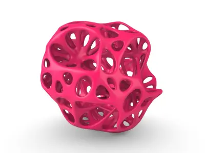 Parametric Math Organic Geometries 3D model