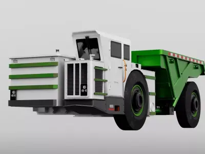 Articulated Dump Truck 3D model
