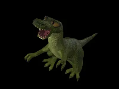 Dinosaur Tyrannosaurus Rex Low-poly 3D model