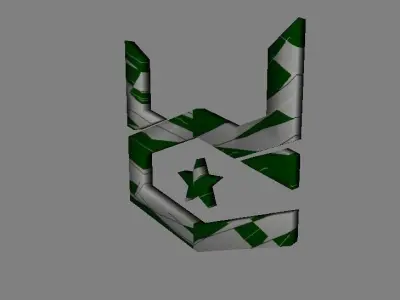 War Commander Icon Logo Free low-poly 3D model