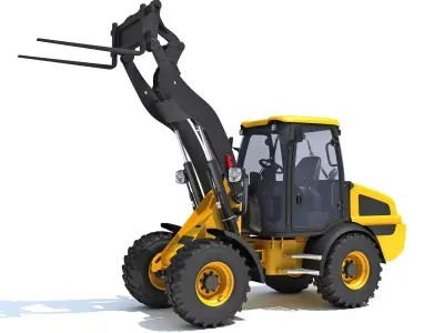 Wheel loader 3D model by 3D-Horse from CGTrader