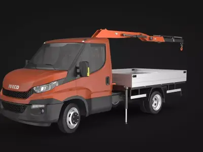 Iveco Crane Truck 3D model