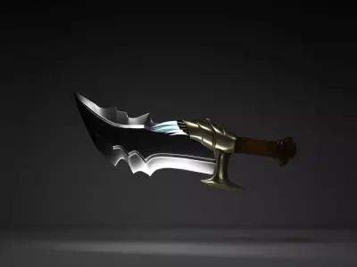 The king blades 3D model