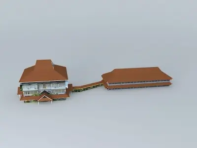 Dekanat FISIP Free 3D model