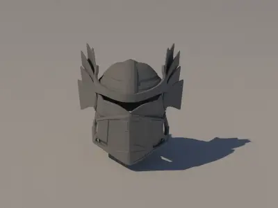 Helmet Low-poly 3D model buy